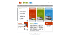 Desktop Screenshot of besthostingindia.com
